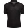 TAGLIATORE Polo Keith In Maglia Di Seta Nero 44 - 46 - 48 - 50 - 54 - 56