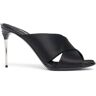 Dolce&Gabbana Mules Keira In Raso 85mm Nero 36 - 37 - 37.5 - 38 - 39 - 40 - 41