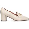 Bally Mocassini Obrien In Pelle 50mm Off White 36 - 37 - 37.5 - 38 - 38.5 - 39 - 40 - 41