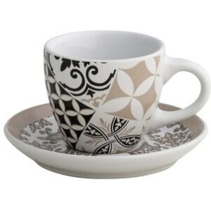 Brandani Gift Group TAZZINA CAFFE ALHAMBRA SET 2 PEZZI IN PORCELLANA