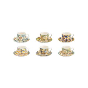 Brandani Gift Group TAZZINA CAFFE MEDICEA SET 6 PZ NEW BONE CHINA