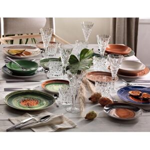 Brandani Gift Group TAVOLA SET 18 PEZZI COLLEZIONE CAOS IN PORCELLANA COLORI E DECORI ASSORTITI