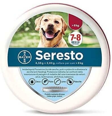 Seresto Collare Cani Medio/grande  8 Kg, 70 Cm Seresto Collare Cani Medio/grande  8 Kg, 70 Cm