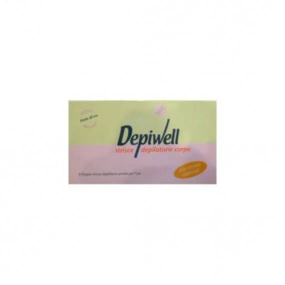 DEPIWELL STRISCE DEPILATORIE PER IL CORPO SCATOLA DA 6PZ