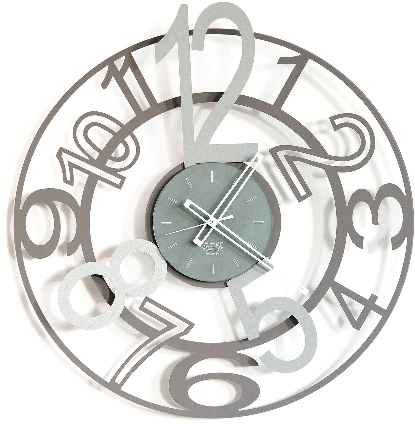 Casa Shop Orologio da parete originale Orione Ardesia e Alluminio Casa Shop Orologio da parete originale Orione Ardesia e Alluminio