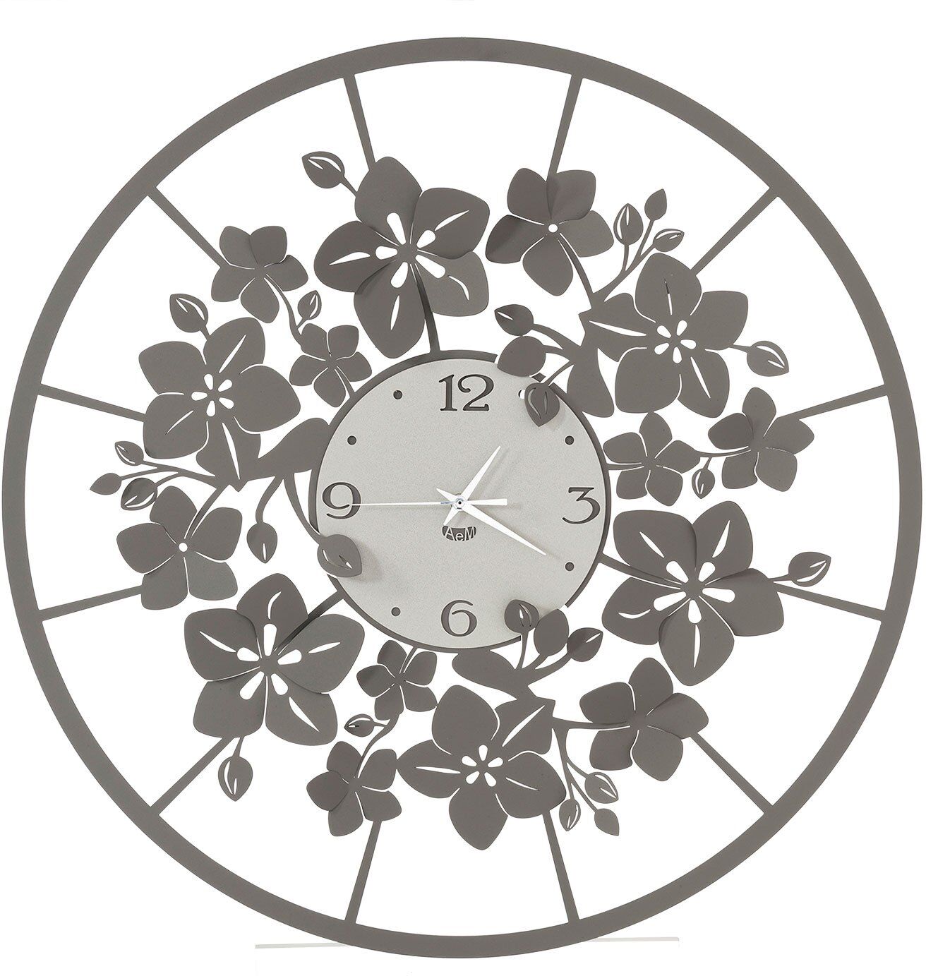 Casa Shop Orologio da parete floreale Fior di Loto Sabbia Casa Shop Orologio da parete floreale Fior di Loto Sabbia