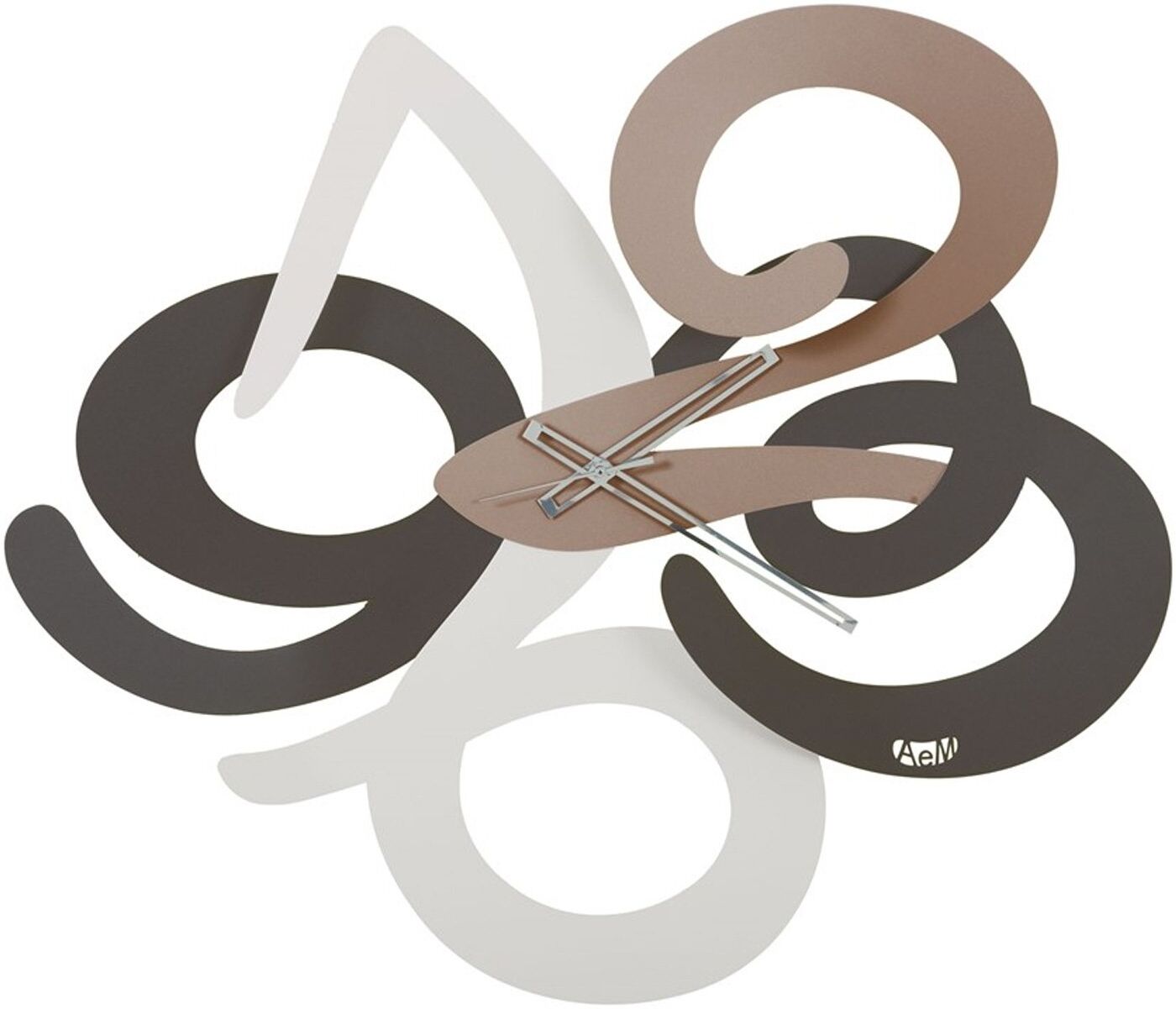 Casa Shop Orologio "Scorpio" Antracite Bianco e Beige Casa Shop Orologio "Scorpio" Antracite Bianco e Beige