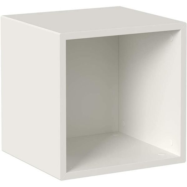 caesaroo cubo da parete bianco opaco con 1 vano serie lisbona   bianco