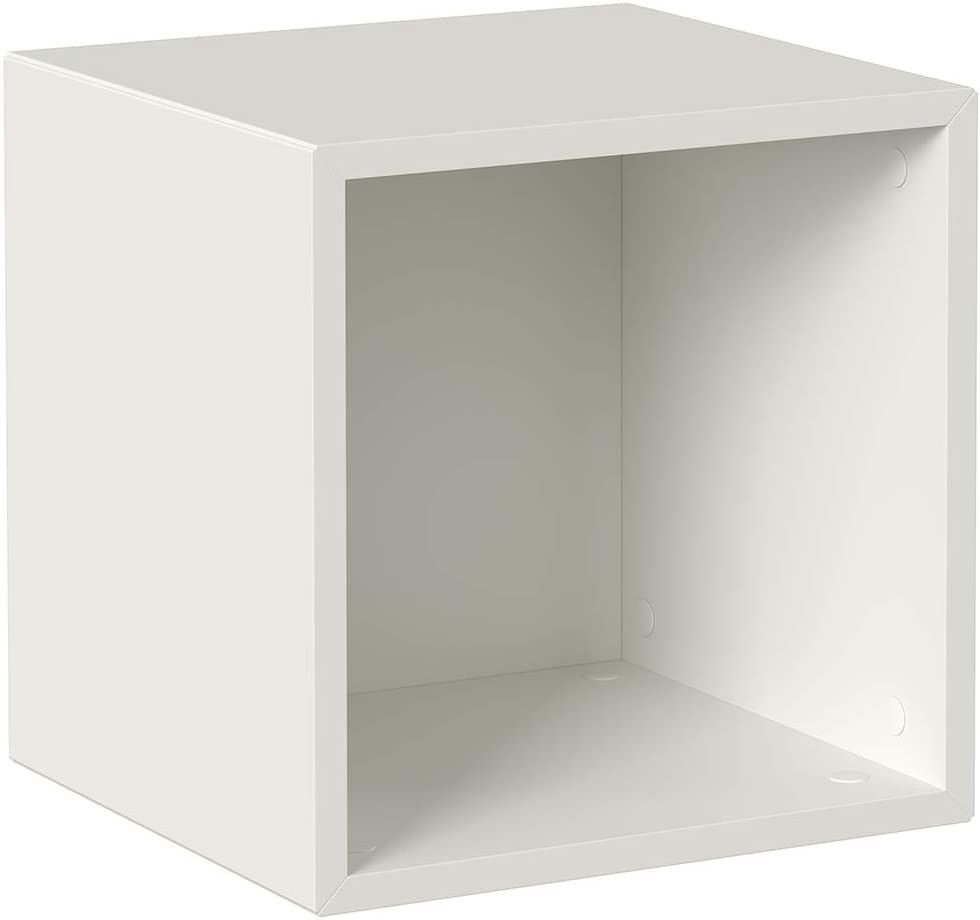 Caesaroo Cubo da parete Bianco opaco con 1 vano serie Lisbona   Bianco