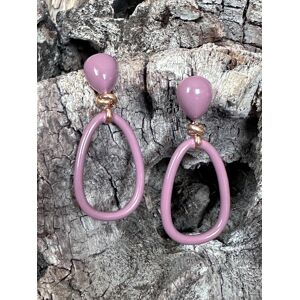 Lucos Orecchini In Argento Rosa E Smalto-