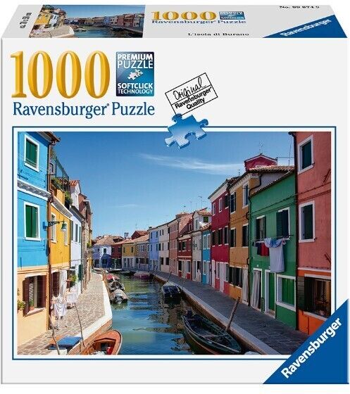 RAVENSBURGER Puzzle L'Isola Di Burano Venezia  1000 Pezzi