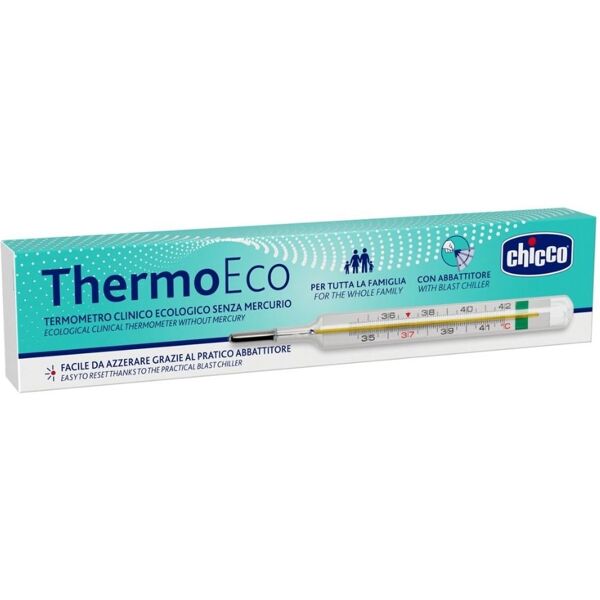 chicco thermo eco termometro clinico ecologico, 1 pezzo