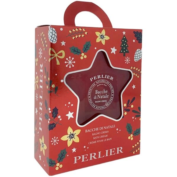 perlier christmas edition - bacche di natale bagno crema stella, 470ml