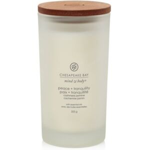 Yankee Candle Peace & Tranquility - Candela Cashmere e Gelsomino Grande, 355g