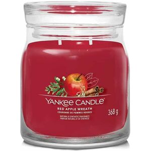 Yankee Candle Red Apple Wreath Candela Profumata Natalizia Media, 368g