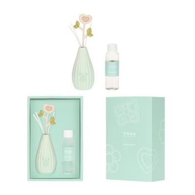 THUN Diffusore bulbo verde - Profumatore in ceramica per ambienti, cofanetto da 100 ml THUN Diffusore bulbo verde - Profumatore in ceramica per ambienti, cofanetto da 100 ml