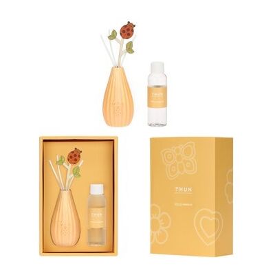 THUN Diffusore a bulbo pesca - Diffusore per ambienti per un'atmosfera rilassante, 100 ml THUN Diffusore a bulbo pesca - Diffusore per ambienti per un'atmosfera rilassante, 100 ml