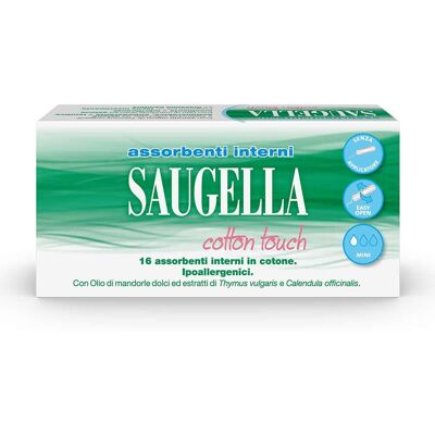 Salviettine Interno Saugella Cotton Touch - Mini - Pelle Sensibile Salviettine Interno Saugella Cotton Touch - Mini - Pelle Sensibile
