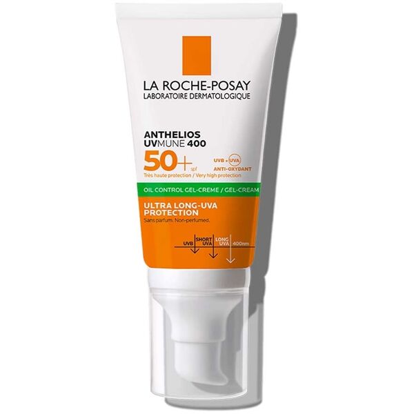 la roche-posay sole la roche-posay anthelios - gel crema solare viso tocco secco spf50+, 50ml