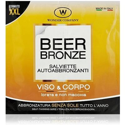 Wonder Company - Beer Bronze - Viso - Salviette autoabbronzanti Wonder Company - Beer Bronze - Viso - Salviette autoabbronzanti