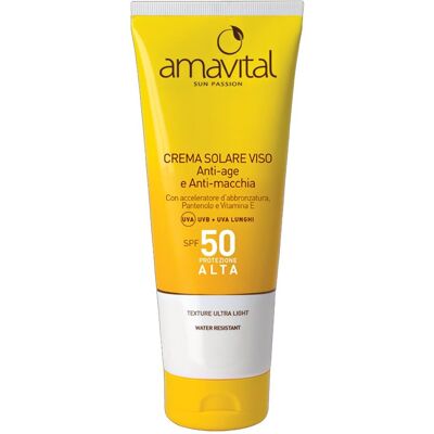 Amavital Sun Passion Crema Solare SPF 50 - Protezione Viso Amavital Sun Passion Crema Solare SPF 50 - Protezione Viso