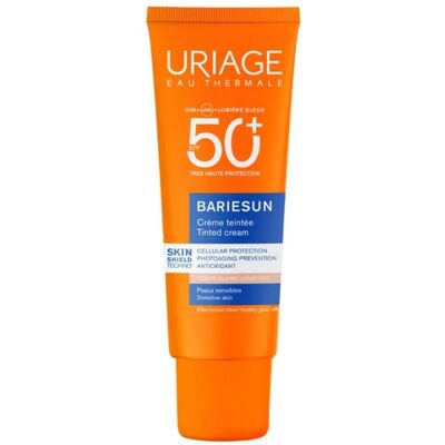 Uriage Bariesun Crema Colorata Chiara SPF 50+ Crema solare viso illuminante e protettiva, 50 ml Uriage Bariesun Crema Colorata Chiara SPF 50+ Crema solare viso illuminante e protettiva, 50 ml