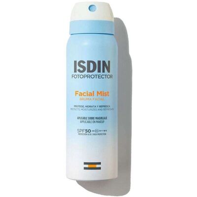 ISDIN Fotoprotector Facial Mist SPF50 Fotoprotezione Solare Spray Viso Texture Ultraleggera, 100ml ISDIN Fotoprotector Facial Mist SPF50 Fotoprotezione Solare Spray Viso Texture Ultraleggera, 100ml