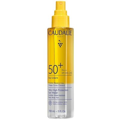Caudalie Vinosun Acqua solare spray protettiva SPF 50+ per viso corpo e capelli, 150 ml Caudalie Vinosun Acqua solare spray protettiva SPF 50+ per viso corpo e capelli, 150 ml