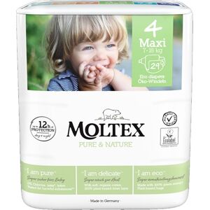 Moltex Pure & Nature - Pannolini Maxi Taglia 4 7-18 Kg, 29 pannolini