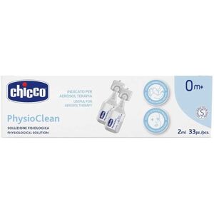 Chicco Physioclean Soluzione Fisiologica, 33 Flaconcini da 2ml