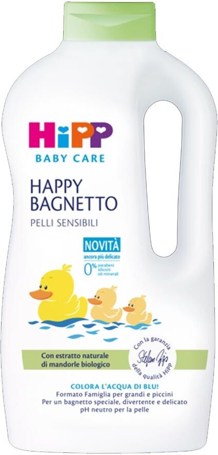 HiPP Happy Bagnetto Detergente Formato Famiglia Pelli Sensibili, 1000ml