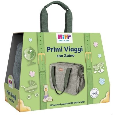 HiPP Cofanetto Primi Viaggi con Zaino per l'igiene e la cura della pelle sensibile, 4 prodotti HiPP Cofanetto Primi Viaggi con Zaino per l'igiene e la cura della pelle sensibile, 4 prodotti