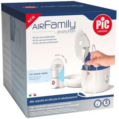 Pic AIRFamily Evolution Apparecchio Aerosol a Pistone Pic AIRFamily Evolution Apparecchio Aerosol a Pistone