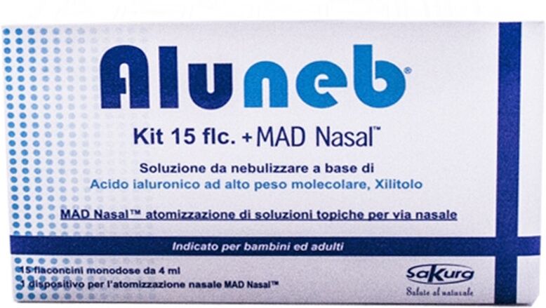 Sakura Italia Aluneb Iso Kit 15 Flaconi Da 4ml + Mad Nasal