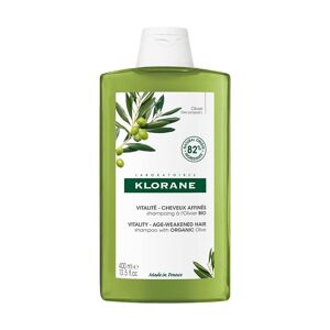 Klorane Capelli Klorane Estratto D'Ulivo - Shampoo Vitalità e Anti-Età Capelli Sottili, 400ml
