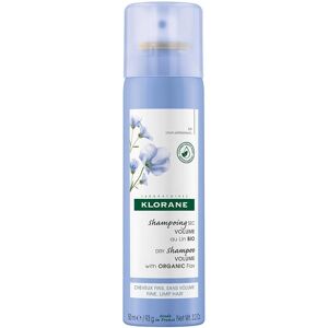 Klorane Capelli Klorane Fibre di Lino - Shampoo Secco Volume per Capelli Fini e Sottili, 150ml