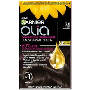 Garnier Olia - Colorazione Permanente Senza Ammoniaca Nero Naturale 3.0