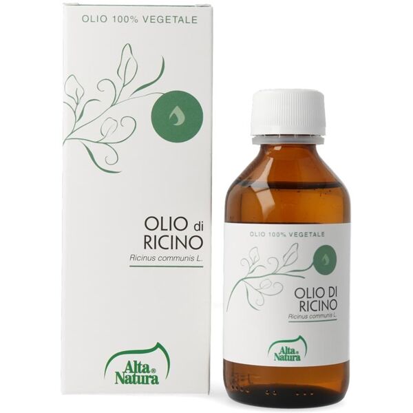 alta natura olio di ricino 100% vegetale, 100ml