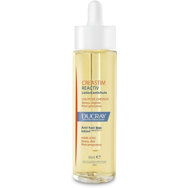 ducray capelli ducray creastim reactiv - lozione anticaduta dei capelli, 60ml