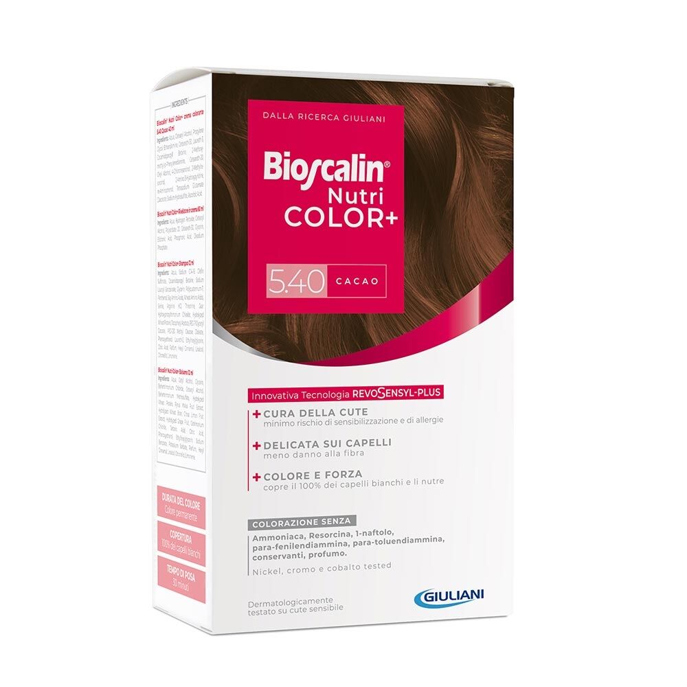 Bioscalin Nutri Color+ - Colorazione Permanente 5.40 Cacao