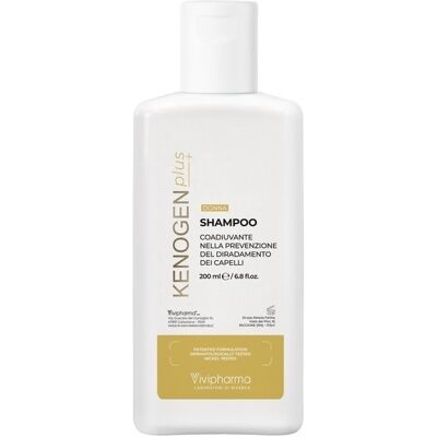 Vivipharma Kenogen Plus Donna - Shampoo anticaduta per capelli diradati, 200 ml Vivipharma Kenogen Plus Donna - Shampoo anticaduta per capelli diradati, 200 ml