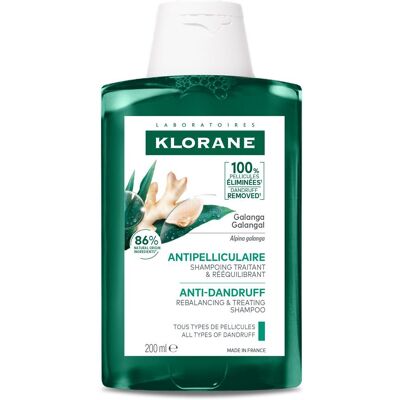 Klorane Shampoo alla galanga - Shampoo antiforfora riequilibrante e lenitivo, 200 ml Klorane Shampoo alla galanga - Shampoo antiforfora riequilibrante e lenitivo, 200 ml