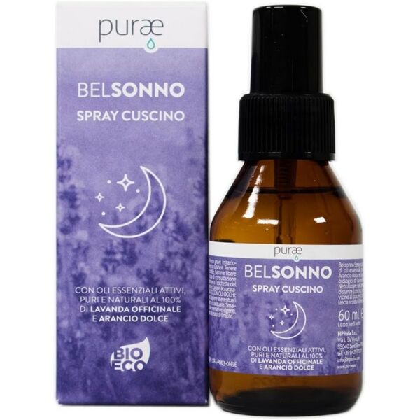 purae belsonno - spray cuscino favorisce il rilassamento, 60ml