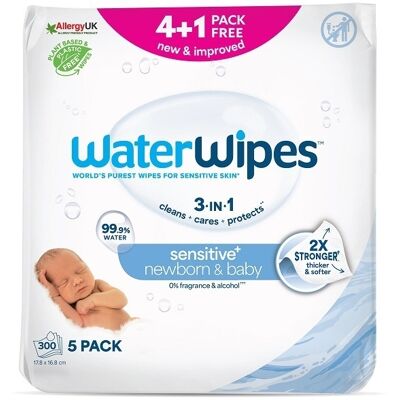 WATERWIPES UNLIMITED CO. WATERWIPES SENS SALV PROMO4+1 WATERWIPES UNLIMITED CO. WATERWIPES SENS SALV PROMO4+1