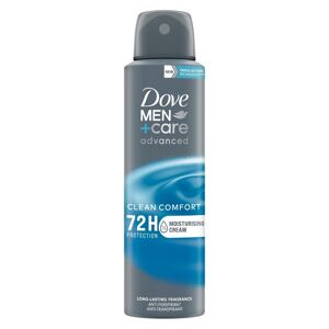 Dove Men +care Advanced Clean Comfort Deodorante Uomo Spray, 150ml