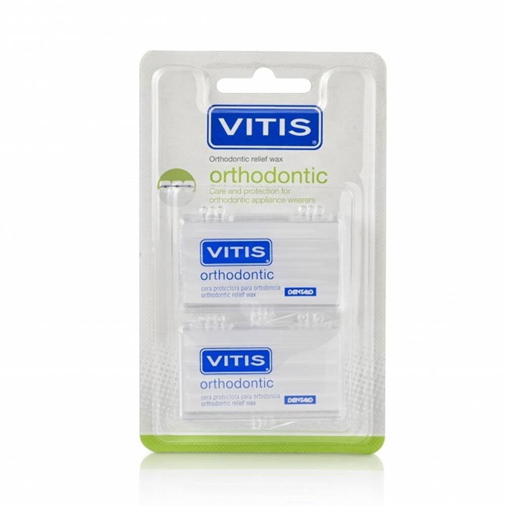 Vitis Orthodontic - Cera Ortodontica Portatori Apparecchi Ortodontici, 2 Pezzi