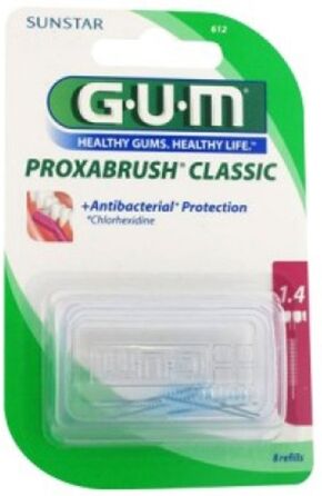 GUM Proxabrush Classic 612 Scovolino Interdentale 8 Pezzi