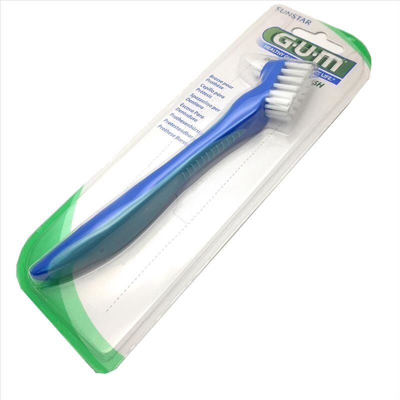 GUM Denture Brush 201 Spazzolino Per Dentiera 1 Pezzo