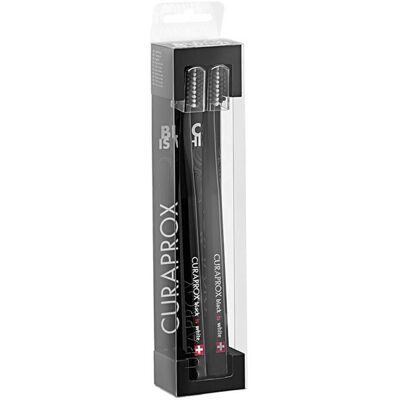 Curaprox Black is White - Spazzolino Nero Supersoft, 2 Spazzolini Curaprox Black is White - Spazzolino Nero Supersoft, 2 Spazzolini