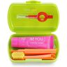 Curaprox Be You Travel Set Verde Spazzolino + Dentifricio + 2 Scovolini